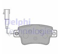 Delphi Kit pastiglie freni LP2231 per Fiat/Abarth posteriore