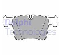 Set di pastiglie freno DELPHI LP2234, anteriore