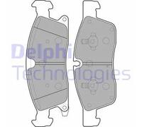 Delphi Kit pastiglie freni LP2275 Anteriore Low-Metallic con segnalatore usura per Dodge Jeep