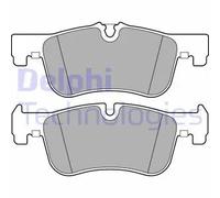 Set di pastiglie freno DELPHI LP2284, anteriore