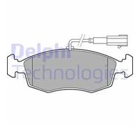 Set di pastiglie freno DELPHI LP2288, anteriore