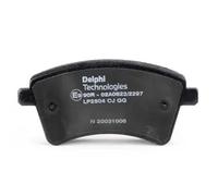 Set di pastiglie freno DELPHI LP2504, anteriore