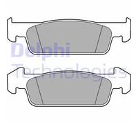 Delphi Set di pastiglie freno LP2663 anteriore per Dacia e Renault