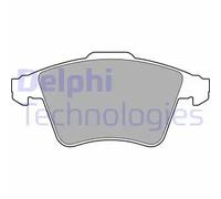 Set di pastiglie freno DELPHI LP3142, anteriore
