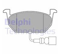 Set di pastiglie freno DELPHI LP3146, anteriore