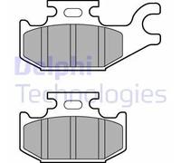 Set di pastiglie freno DELPHI LP3191, anteriore