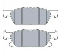Set di pastiglie freno DELPHI LP3280, anteriore