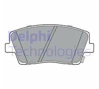 Set di pastiglie freno DELPHI LP3390, anteriore