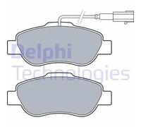 Set di pastiglie freno DELPHI LP3412, fronte