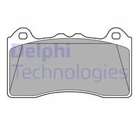 Pastiglie freno Low-Metallic LP3436 DELPHI per FORD FOCUS III