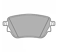 Delphi Set di pastiglie freno LP3438 Low-Metallic posteriore per Mercedes-Benz