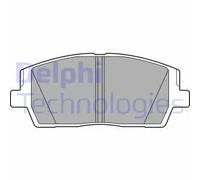 Set di pastiglie freno DELPHI LP3552, fronte