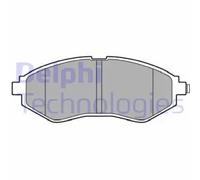 Set di pastiglie freno DELPHI LP3594, anteriore
