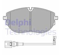 Set di pastiglie freno DELPHI LP3652, anteriore