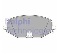 Set di pastiglie freno DELPHI LP3663, anteriore