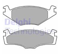Set di pastiglie freno DELPHI LP421, anteriore
