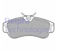 Set di pastiglie freno DELPHI LP616, anteriore