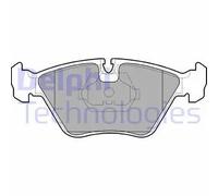 Pastiglie freno Semi-Metallic LP705 DELPHI per AUDI JAGUAR DAIMLER