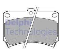 Set di pastiglie freno DELPHI LP743, anteriore