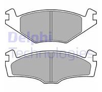 Set di pastiglie freno DELPHI LP979, anteriore