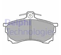 Set di pastiglie freno DELPHI LP992, anteriore