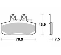 Pastiglie freno Semi-metalliche R90 per HONDA CRM 125 R 1990-2000 Anteriore