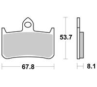 Pastiglie freno Semi-metalliche R90 per HONDA VFR 750 R RC30 1988-1991 Ant sx/dx