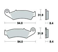 Pastiglie freno Semi-metalliche R90 per HONDA VFR 750 R RC30 1988-1991 Post