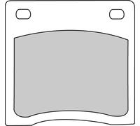 Pastiglie freno Semi-metallico Platin per SUZUKI GS 550 E RAYONS 1978-1979 Post