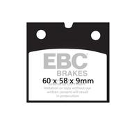 Pastiglie freno semi-sinterizzate a V Ebc Bmw R 850-100-80-65 Moto-guzzi Lm 850