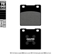 Pastiglie freno semi sinterizzate Galfer Honda Cb/cm Suzuki Rg/gsx/gs/gsx-r Bimo
