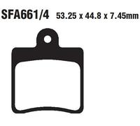 Pastiglie freno serie Sfa organiche per scooter Ebc Daelim S1 125/s3 125/s2 125/