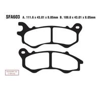 Pastiglie freno Sinter HH per scooter “sfa” Ebc Kymco Honda Peugeot Lexmoto Sfa6