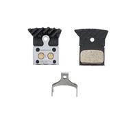 Pastiglie freno Shimano Metal L04C - con aletta e molla ( Nero )