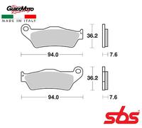 PASTIGLIE FRENO SINTER CARBON MOTOCICLI SCOOTER SBS 65667102