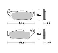 Pastiglie freno Sinter Grip R90 per MBK VP 300 KILIBRE 2003-2006 Ant/Post