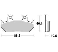 Pastiglie freno Sinter Grip Road - R90 CAGIVA ELEFANT 900 1990-1996 Anteriore