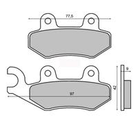 Pastiglie Freno Sinter-Tech Malaguti Centro 125cc ie