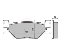 Pastiglie Freno Sinter-Tech Yamaha T-Max 500cc