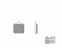 Pastiglie Freno Sinterizzate BREMBO 07BB3396 Per Moto Ricambi Accessori