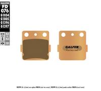 Galfer Fd076g1396 Sintered Brake Pads Marrone