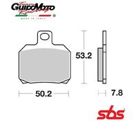 PASTIGLIE FRENO SINTERIZZATE MOTOCICLI DUCATI MOTOGUZZI MV AUGUSTA SBS 6567306