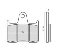 PASTIGLIE FRENO SINTERIZZATE PER HONDA CB 1300CC RMS HARLEY DAVIDSON XL 1200 C