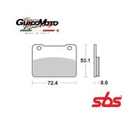 Sbs Hi-tech 215ms Sintered Brake Pads Oro