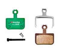Swissstop 35c Sram Red Axs/force/rival Disc Brake Pads Trasparente Green