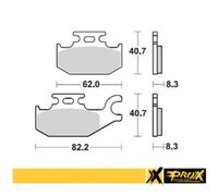 PASTIGLIE FRENO SUZUKI LT-A/F 400F '08-'15, LT-A 450X '07-'1