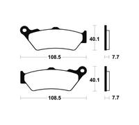 Tecnium Mo174 Sintered Brake Pads Trasparente