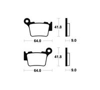 Pastiglie Freno Tecnium MOR291 Sinterizzate Per Moto Ricambi Accessori