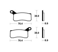 Pastiglie Freno Tecnium MOR366 Sinterizzate Per Moto Ricambi Accessori