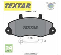 Pastiglie freno Textar Anteriore per FORD TRANSIT ##5